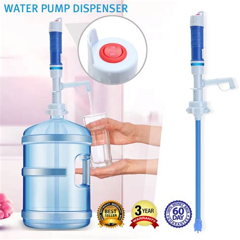 5 gallon water bottle electric pump 48mm screw top|Water Bottle Pump 5 Gallon, Electric Drinking Water .